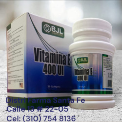 FRASCO VITAMINA E 400UI X 30 CAPSULAS COPHAR