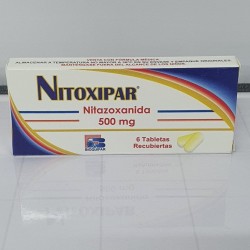 NITOXIPAR 500MG X 6TABLETAS...