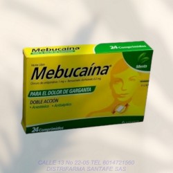Mebucaina X 24 Tabletas
