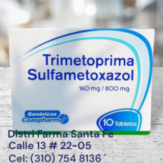 TRIMETOPRIM  COASPHARMA 160/800MG X 10 TABLETAS