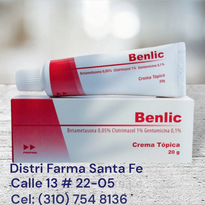 BENLIC CREMA TUBO X 20GR (PEQUENA)