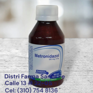 METRONIDAZOL COASPHARMA SUSPENSION X 250MG X 120ML