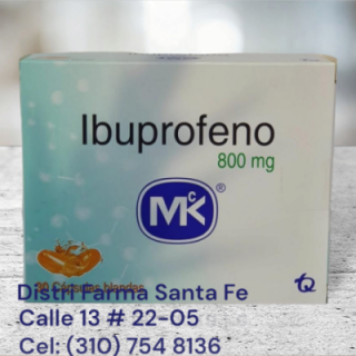 IBUPROFENO CAPSULA LIQUIDA MK 800MG X 30 CAPSULAS