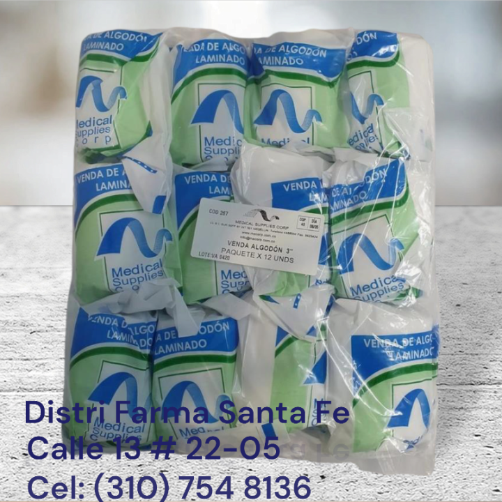 VENDA DE ALGODON 3" X 5 YARDAS