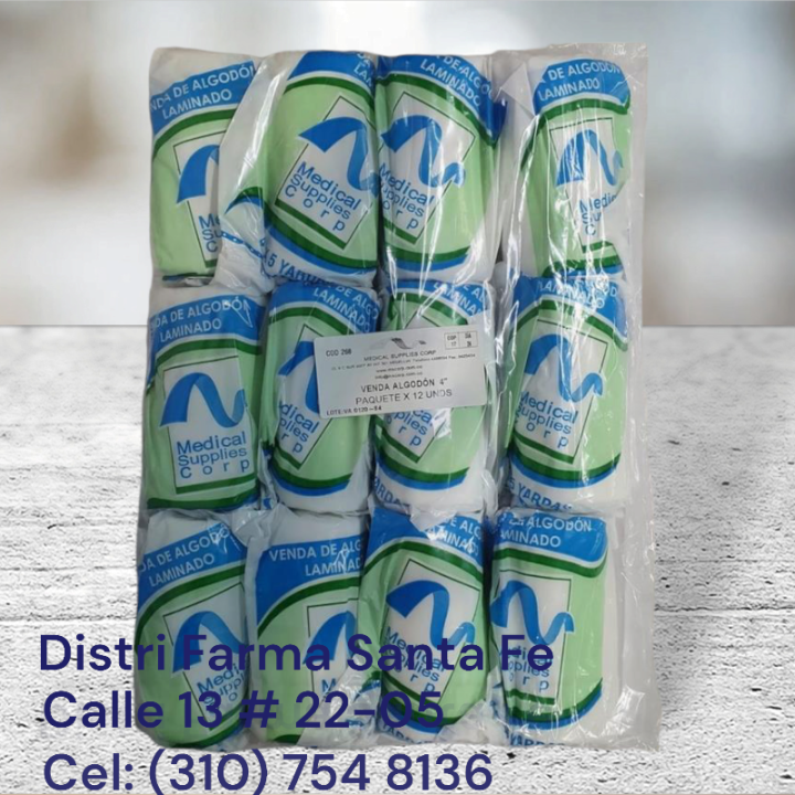 VENDA DE ALGODON 4" X 5 YARDAS