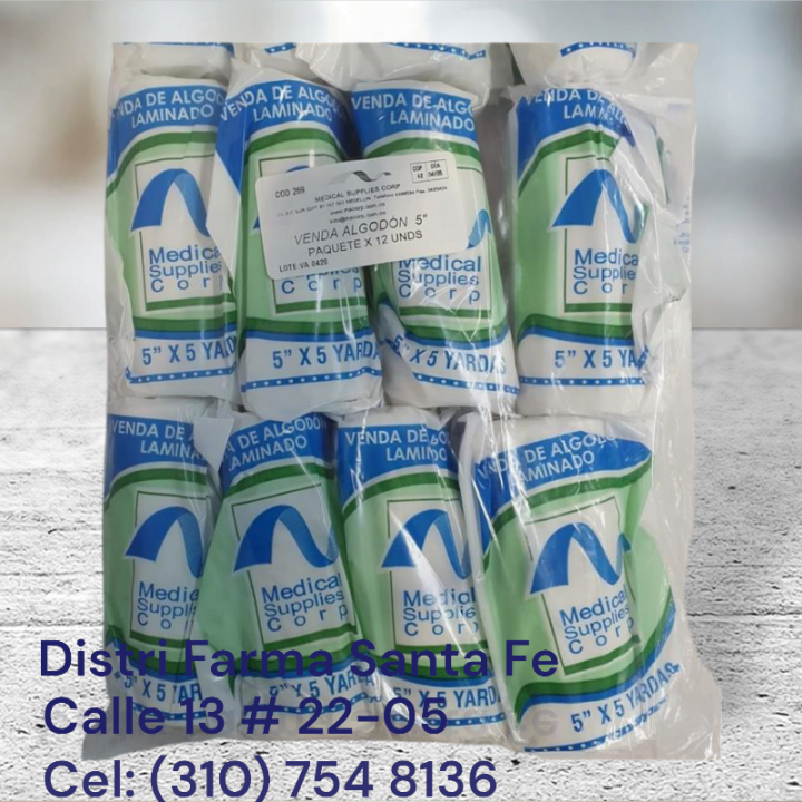 VENDA DE ALGODON 5" X 5 YARDAS
