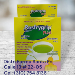 RESFRYGRIP PLUS X 25 SOBRES PARA DISOLVER  (BF)