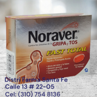 NORAVER GRIPA FAST TOTAL  X 12 CAPSULAS (TQ)