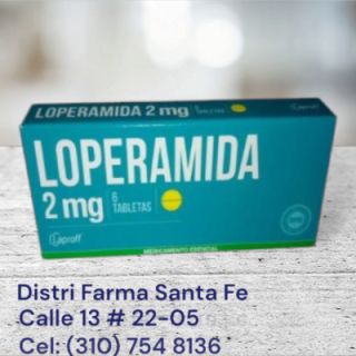 LOPERAMIDA LAPROFF 2MG X 6 TABLETAS