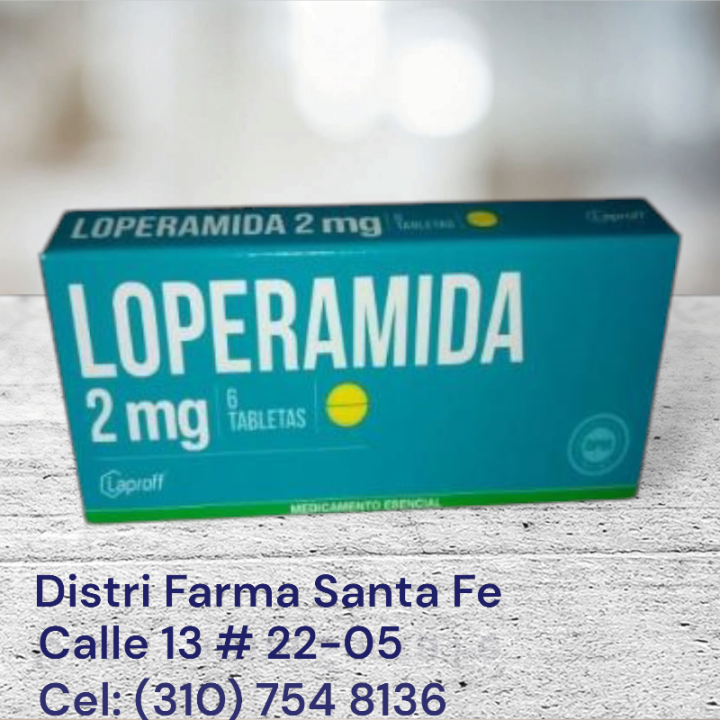 LOPERAMIDA LAPROFF 2MG X 6 TABLETAS