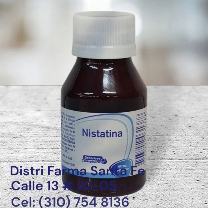 NISTATINA SUSPENSION COASPHARMA FRASCO X 60ML