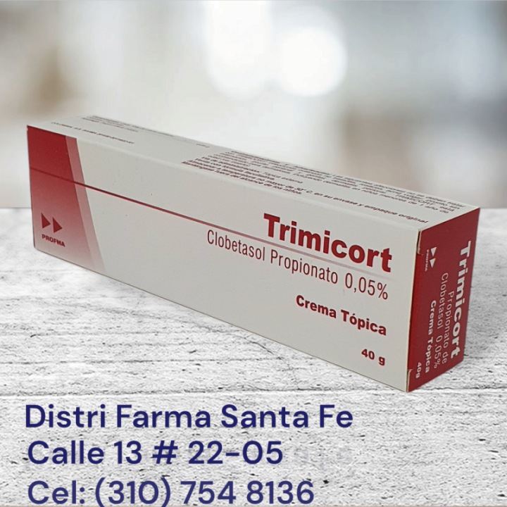 TRIMICORT CREMA 0.05% TUBO  X 40GR (CLOBETASOL)