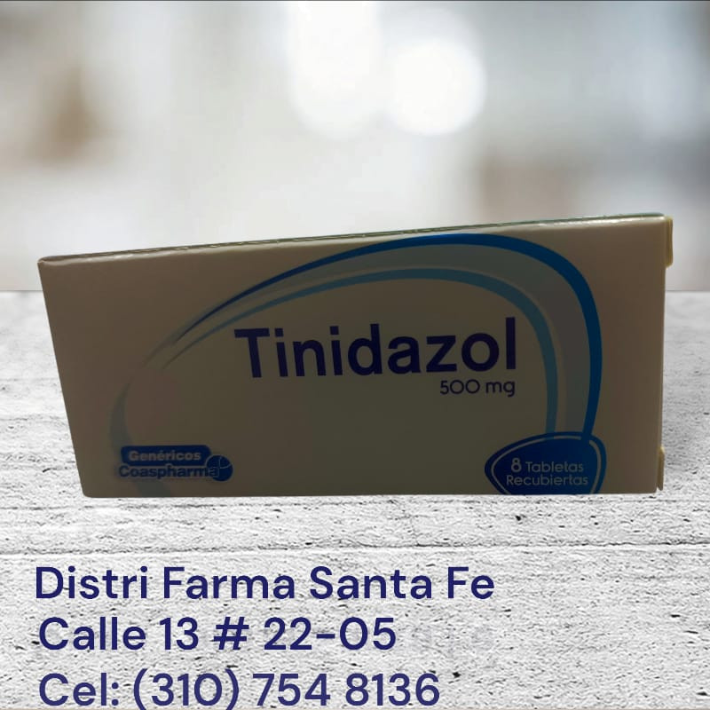 TINIDAZOL COASPHARMA 500MG X 8 TABLETAS