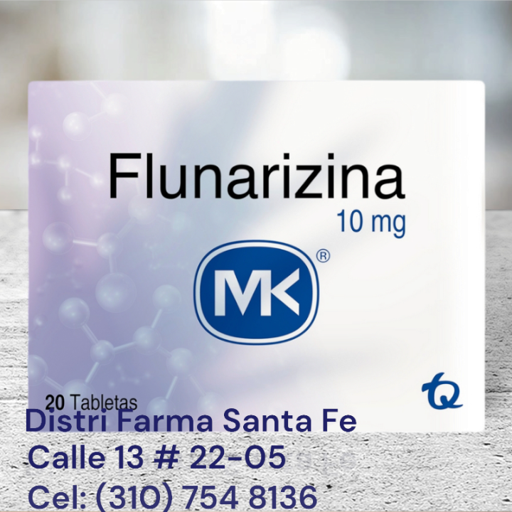 FLUNARIZINA GF 10MG X 20 TABLETAS