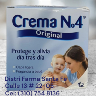 CREMA No 4 X  20GR (PEQUEÑA) (TQ)