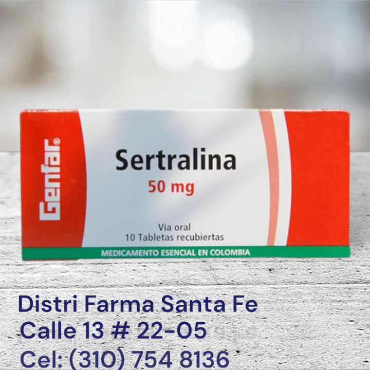 SERTRANQUIL 100MG X 10 TABLETAS (SERTRALINA) (BF)
