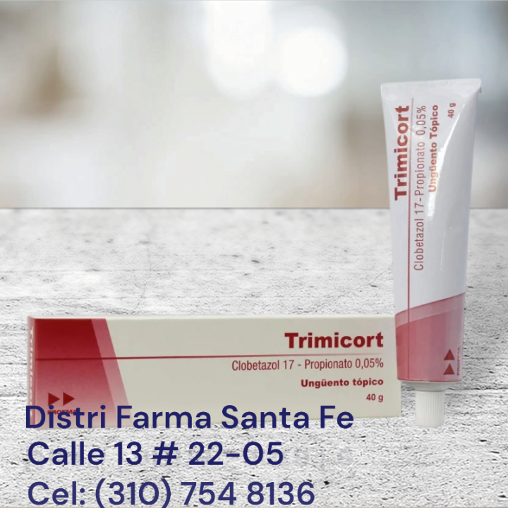 TRIMICORT UNGUENTO 0.05% TUBO X 40GR (CLOBETASOL)