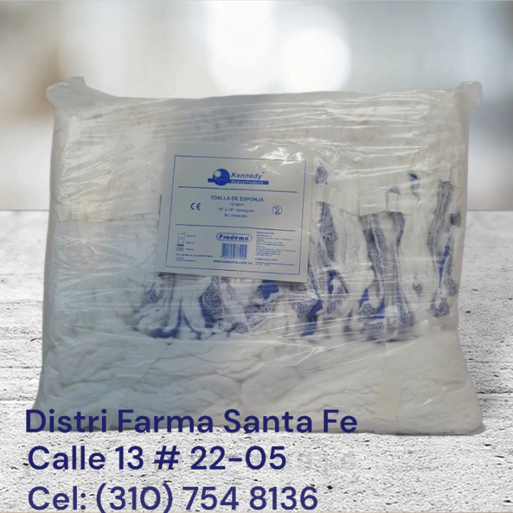 COMPRESA DE GASA X 10 UNIDADES (NO ESTERIL BLANCA)