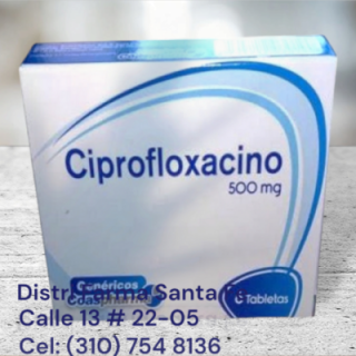 CIPROFLOXACINO COASPHARMA 500MG X 6 TABLETAS
