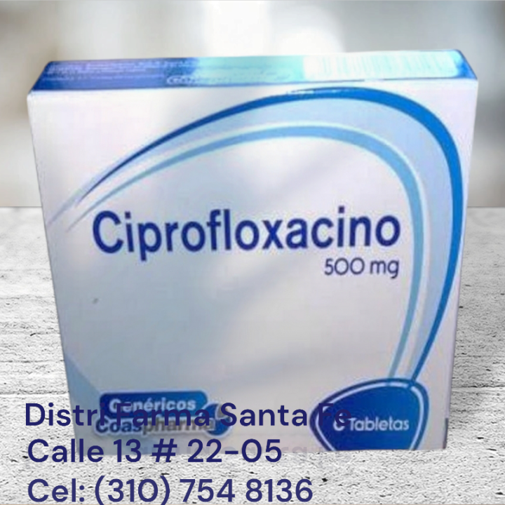 CIPROFLOXACINO COASPHARMA 500MG X 6 TABLETAS