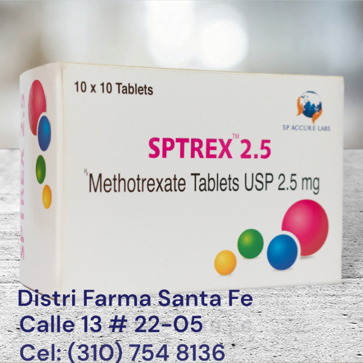 METOTREXATO 2.5MG X  100 TABLETAS (SPTREX)
