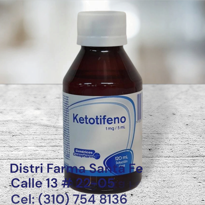 KETOTIFENO COASPHARMA JARABE X 100ML