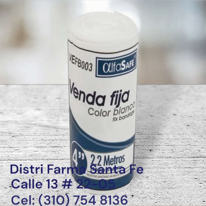 VENDA FIJA 4" X 2.2 METROS