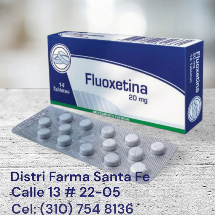 FLUOXETINA COASPHARMA 20MG X 14 TABLETAS