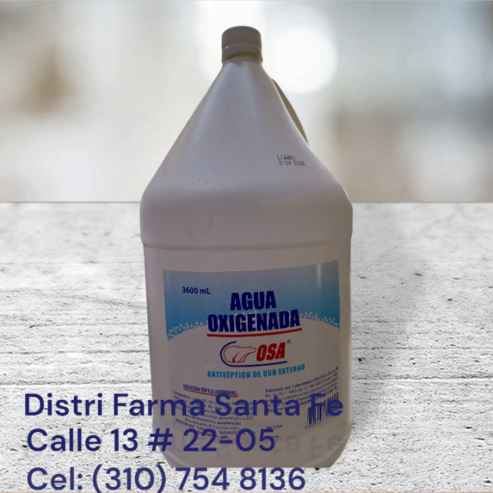 AGUA OXIGENADA OSA X 3600ML (GALON)