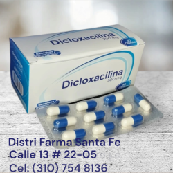 DICLOXACILINA COASPHARMA 500MG X 50 CAPSULAS