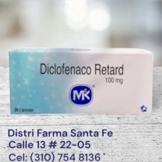 DICLOFENACO RETARD MK X 20 CAPSULAS