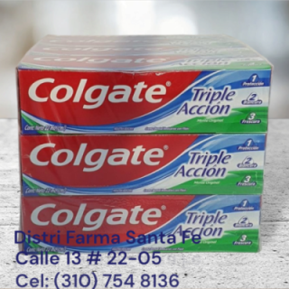 CREMA DENTAL COLGATE TRIPLE ACCION X 22ML (IVA)