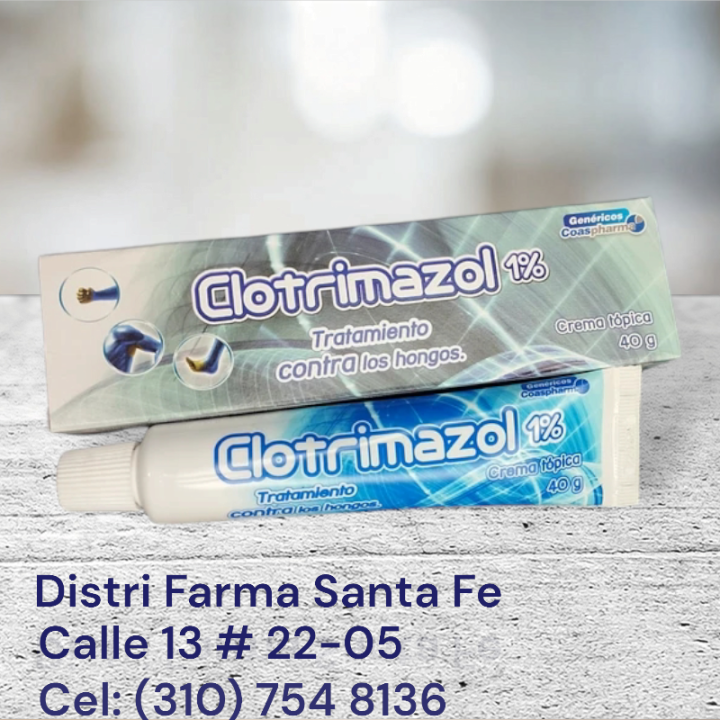 CLOTRIMAZOL CREMA TOPICA COASPHARMA TUBO X 40GR