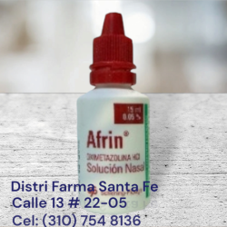 AFRIN ADULTOS  GOTAS 5% X 15ML TAPA ROJA