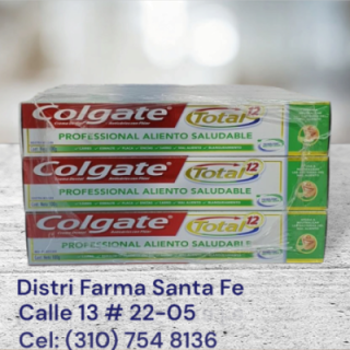 CREMA DENTAL COLGATE  TOTAL X 100CC