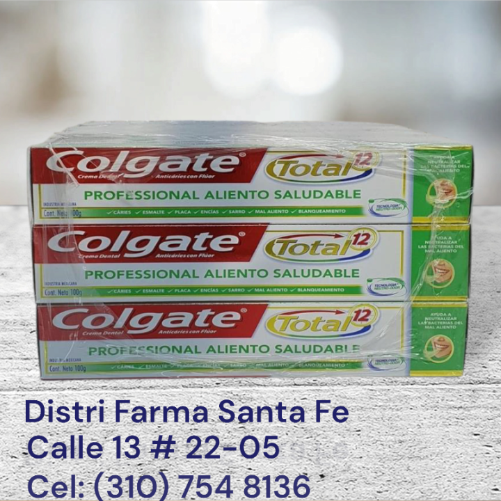 CREMA DENTAL COLGATE  TOTAL X 100CC