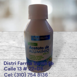 ACETATO DE ALUMINIO FRASCO X 120ML (IVA)