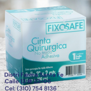 FIXOSAFE CINTA QUIRURGICA 2"X 2 METROS (PEQUEÑA)