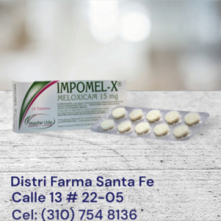 IMPOMEL-X 15MG  X 10 TABLETAS (MELOXICAM)