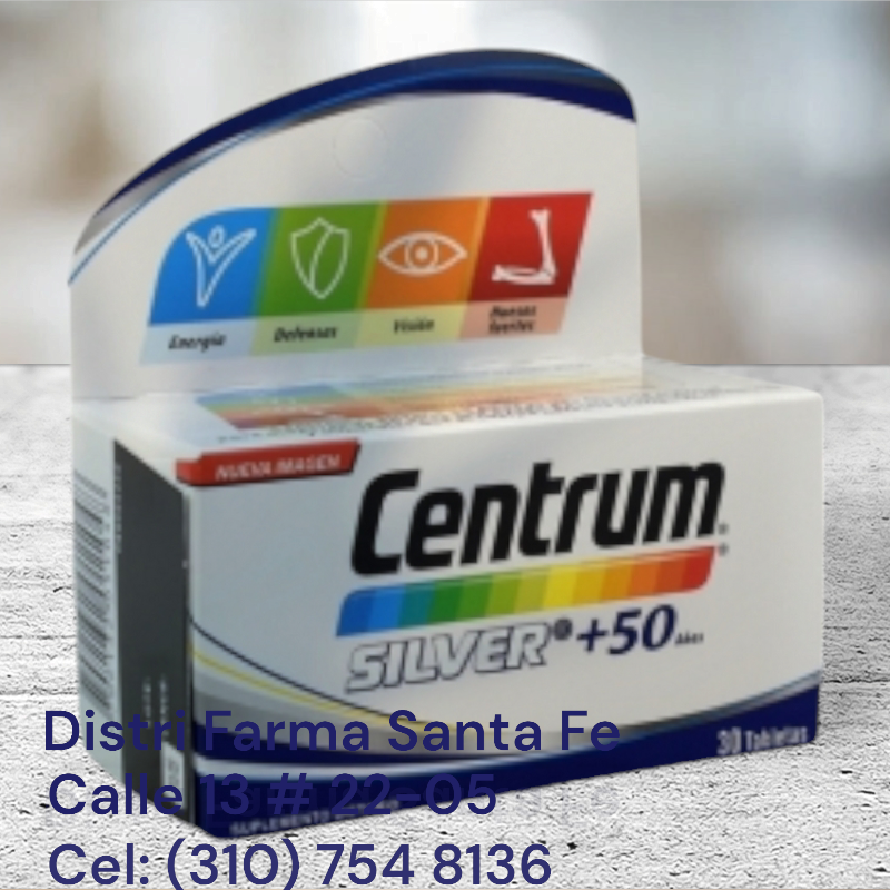 CENTRUM SILVER X 30 TABLETAS