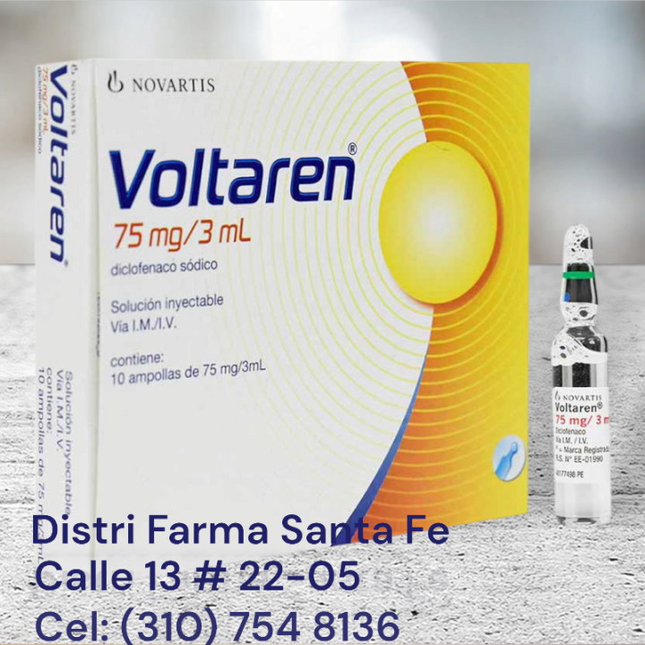 VOLTAREN 75MG X 5 AMPOLLAS