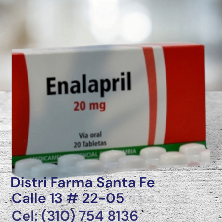 ENALAPRIL GENFAR 20MG X 20 TABLETAS