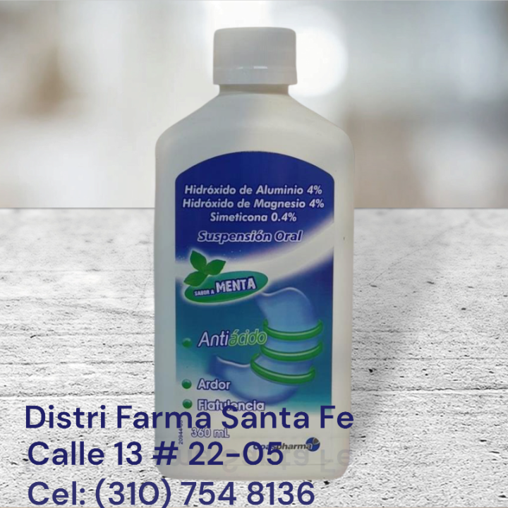 HIDROXIDO DE ALUMINIO COASPHARMA X 360ML