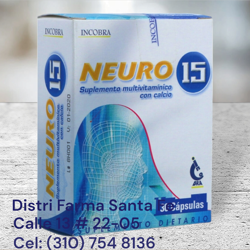 NEURO 15  X 30 CAPSULAS