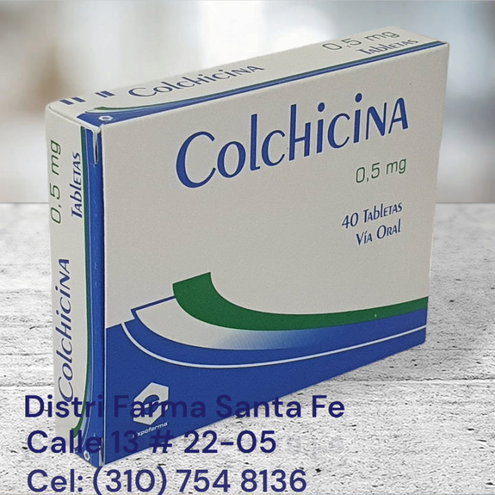 COLCHICINA COASPHARMA 0.5MG X 40 TABLETAS