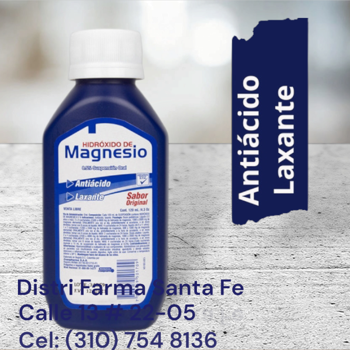 LECHE DE MAGNESIO X 120ML COASPHARMA