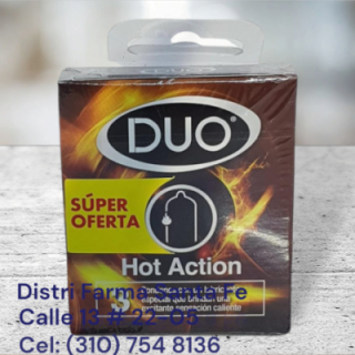 PRESERVATIVO  DUO X 3 UNIDADES