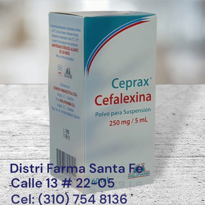 CEPRAX SUSPENSION 250MG X 60ML (CEFALEXINA)