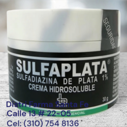 SULFAPLATA 1% CREMA X 30GR