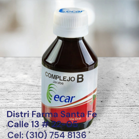 COMPLEJO B ECAR JARABE FRASCO X 120ML